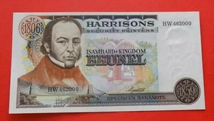  Kingdom Brunel Spécimen INGHILTERRA 1989  - Picture 1 of 2