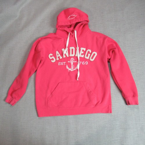 VETEMENTS Felpa con cappuccio South Pointe donna piccola corallo pile San Diego felpa accogliente vacanza