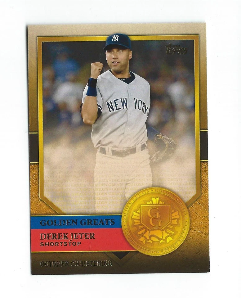 2012 Topps Golden Greats #GG28 Derek Jeter Yankees - Image 1 of 1