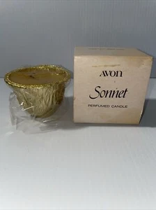 Avon Vintage SONNET Perfumed Candle - Picture 1 of 3