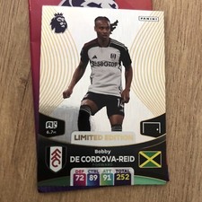 Panini Adrenalyn XL Premier League 2024 Bobby De Cordova-Reid Limited Edition!