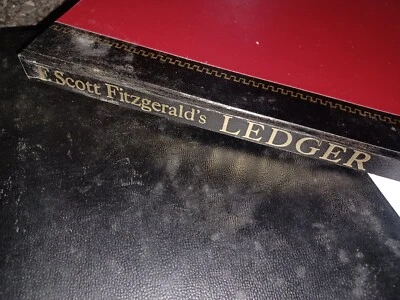 F. Scott Fitzgerald Ledger A. Facsimile Copy 543/1000 Limited Edition Collector  - Image 1 of 3