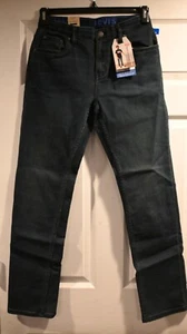 NEW Levi’s 502 Regular Tapered Stretch Jeans Boys Dark Blue 16 Reg Size 28X30 - Picture 1 of 13