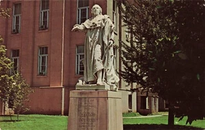 Postkarte KY Louisville Kentucky Statue Frances King Louis XVI Jefferson County A9 - Bild 1 von 2