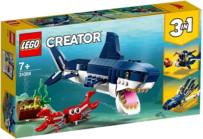 LEGO® Creator 31088 Bewohner der Tiefsee 3 in 1  Fisch Hai Krabbe Tintenfisch - Bild 1 von 3