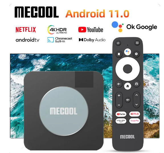 Android TV Box 11.0, MECOOL KM7 Plus Smart TV Box 4K Argentina