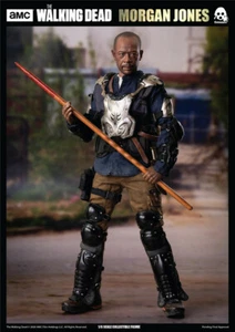 Threezero 1:6th 3Z0099 Walking Dead Morgan Jones 12inch Muñecas de figura de acción masculina - Imagen 1 de 11