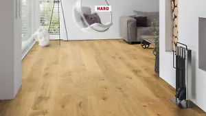 HARO PARKETT LANDHAUSDIELE EICHE SAUVAGE NATURALIN+ ENDGEOELT GEBÜRSTET 1. WAHL - Bild 1 von 8
