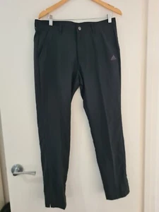 Adidas Golf Advantage Tapered Fit Flat Front Pants Black Size 32 - Picture 1 of 9