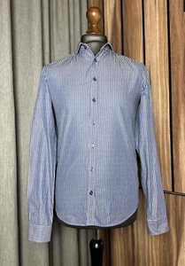 Tiger of Sweden Slim Fit Shirt Long Sleeve Men's Size 38 - Picture 1 of 7