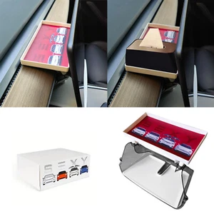 Center Console Screen Tray Storage Phone Holder+Mat For Tesla Model 3/Y 2017-23 - Picture 1 of 17