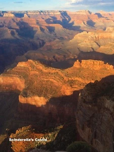 Sun shining over the GRAND CANYON AZ Photo Picture Print 4X6" 5X7" 8X10" 8.5X11" - Picture 1 of 1