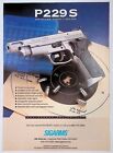Sig Sauer P229 S Firearm Advertising Print Ad Guns & Ammo Magazine October 1998