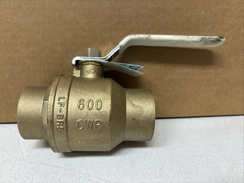 APOLLO 94ALF-208-01A Ball Valve Brass 2-Piece Sweat x Sweat