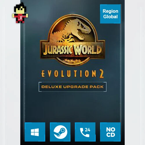 Jurassic World Evolution 2 Deluxe Upgrade Pack DLC PC Game Steam Key Region Free - Image 1 of 1