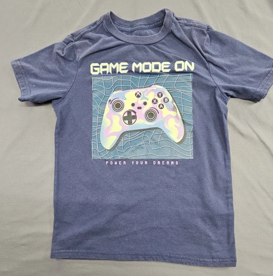 Camiseta XBOX YOUTH Azul Modo Juego Encendido, Controlador Enciende Tus Sueños Sin Etiqueta Talla Foto 1 de 4