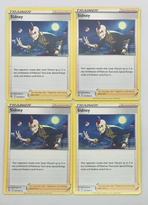 2021 POKEMON TCG FUSION STRIKE Trainer Sidney x4 4x Uncommon Playset #241/264! - Picture 1 of 1