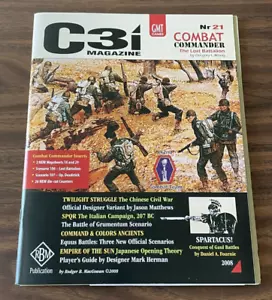 C3i Magazine #21 - Verified Complete with all Inserts | GMT {UNPUNCHED} RARE - Picture 1 of 3