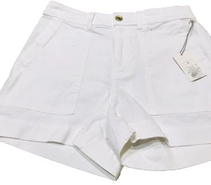 A New Day Womens Stretch Elastizado White Shorts Size 8-Brand New-SHIP 24 HRS - Picture 1 of 12