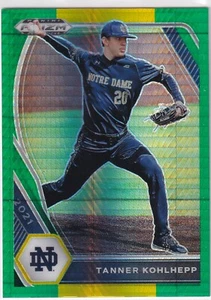 Tanner Kohlhepp - Green and Yellow Hyper Prism - 2021 Panini Prizm Draft Picks - Picture 1 of 2