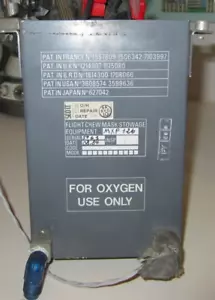 SCOTT AVIATION OXYGEN MASK O2 MASK FLIGHT CREW STOWAGE MASK MXP 126 EROS TYPE - Picture 1 of 17