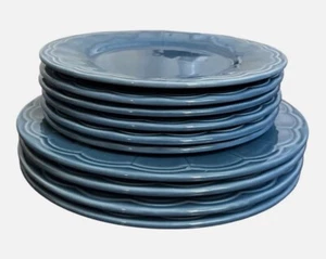 Euro Ceramica Naperon piatti insalata blu Portogallo capesante dessert 10 pezzi - Foto 1 di 16
