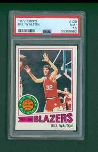 1977 Topps Basketball Card - #120 Bill Walton, PSA 7.5 NM+ - Picture 1 of 2