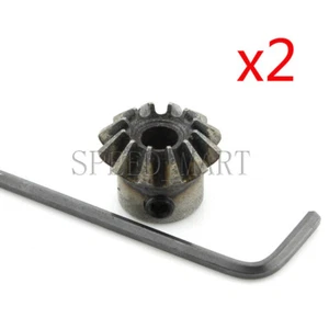2pcs 1.5M12T Metal Umbrella Bevel Gear Helical Motor Gear 12 Tooth 6mm Bore - Picture 1 of 4