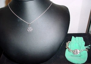 VINTAGE TIFFANY & CO STERLINGSILBER ARMBAND UND HALSKETTE 31,5 GRAMM (EZS003705) - Bild 1 von 5