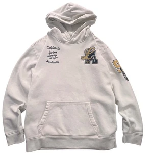 Hollister Cream California LA Worldwide Graphic Hoodie Mens Size L.Cozy comfy - Picture 1 of 10