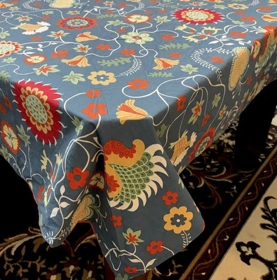 Ikea DUVET COVER Rosenrips Floral & Striped Reversible Bed 84”x62” - Image 1 of 4