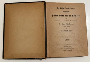 Antique Religion Book by Lutheran Dr. Philipp Jacob Spener, in German, 1862 - Picture 1 of 14