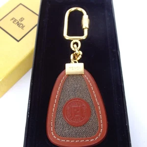 Authentic FENDI  key ring leather [Used] - Picture 1 of 8