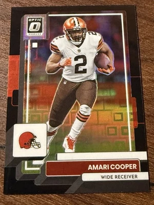2024 Donruss Optic Amari Cooper #'d /25 Black Pandora Prizm #47 Browns SP - Imagem 1 de 2