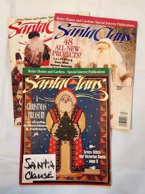 REVISTAS DE PAPAI NOEL 3 MELHORES CASAS JARDINS 1991 1992 1997 - MUITOS PADRÕES - Imagem 1 de 4