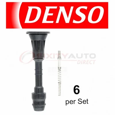 Denso Ignition Coil Boot Kit for Infiniti I35 3.5L V6 2002-2004 Direct Fit vd - Imagem 1 de 4