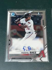 2021 Bowman Chrome Franyel Baez AUTOGRAPH - Picture 1 of 10