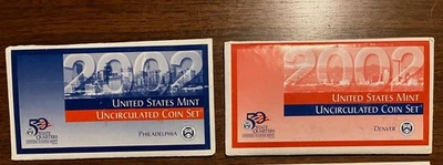 2002 US Mint Uncirculated Coin Sets - Denver & Philadelphia - Image 1 of 4