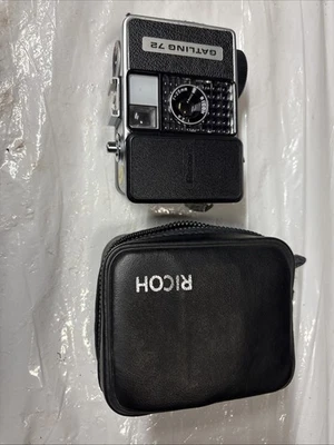 RARA cámara Gatling 72 medio fotograma 35 mm con lente Ricoh 25 mm f2,8 y estuche Foto 1 de 4