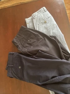 Uniqlo (Navy) Old navy (black) Mott (Grey)  -3 Pants Set - 29 X 30 - Picture 1 of 12