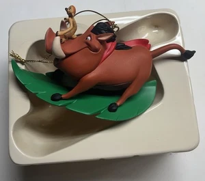 Disney König der Löwen PUMBAA & TIMON Grolier President's Edition Weihnachtsschmuck - Bild 1 von 6