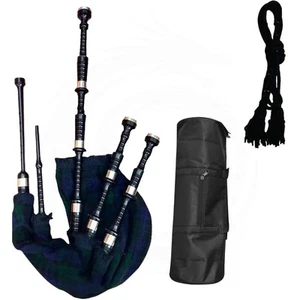 Scottish Highland Bagpipes for Adults | Teflon Synthetic Set with Soft Bag - Picture 1 of 8