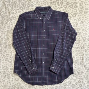 Polo Ralph Lauren Long Sleeve Button Down Shirt Men's Classic Fit Size XL T14 - Picture 1 of 4