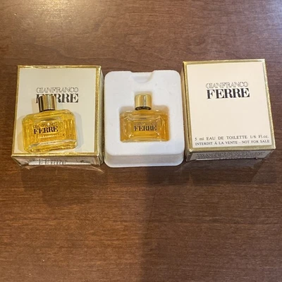 2 FERRE от GIANFRANCO .16 унций/5 мл туалетная вода новый в коробке женщин духи сняты с производства - Изображение 1 из 4
