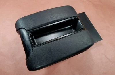 BMW E39 525 530i 1997-2003 consola central delantera reposabrazos cubierta reposabrazos negro OEM Foto 1 de 4