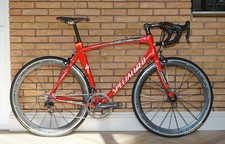 58CM SPECIALIZED TARMAC PRO ROAD BIKE SUPER RECORD CARBON GROUPSET COSMIC SLR