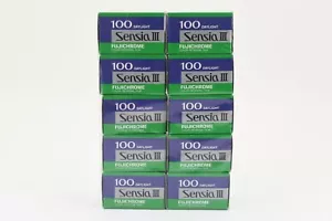 【NEW】 10Rolls FUJIFILM Sensia III 100 36exp 35mm 【Expired=2009/07】from Japan 370