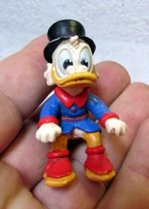vintage Disney plastic Scrooge McDuck figure, 2 inch tall nice decor toy - Picture 1 of 4