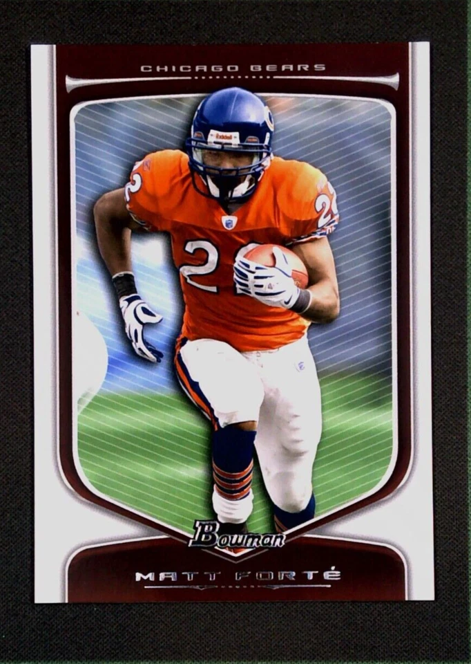 2009 Bowman Chrome Football #39 Matt Forte White Border SP #/299 - Chicago Bears - Image 1 of 3