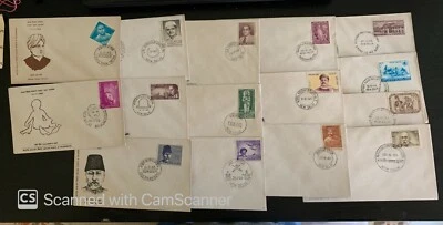 A Nice collection of 15 diff. Indian First Day covers issued in 1966 - Image 1 of 4